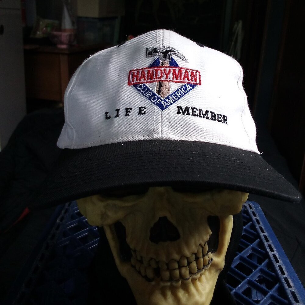 Deadstock Vintage Handyman Club of America Life Member Snap Hat Cap